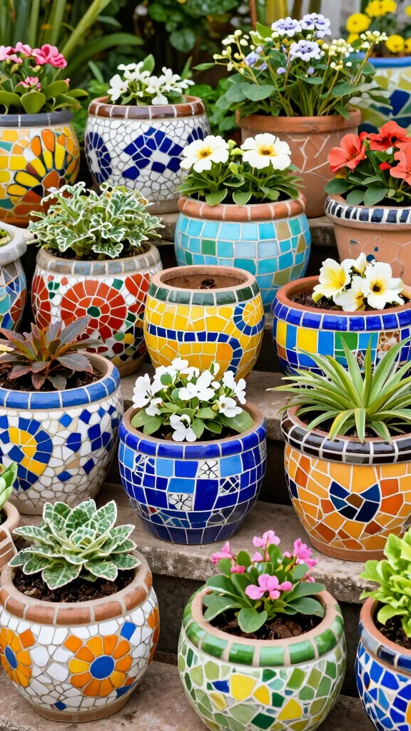 14 Mosaic Flower Pots Ideas for an Artistic Touch - Conclusion 1
