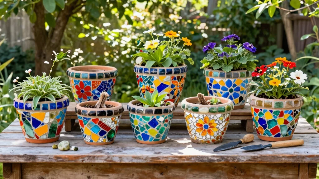 14 Mosaic Flower Pots Ideas for an Artistic Touch