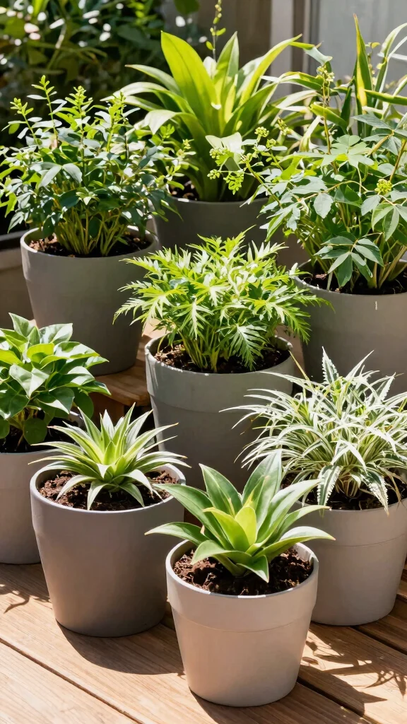 14 Patio Flower Pots Ideas Space Enhancing - 13. Self-Watering Pots 1