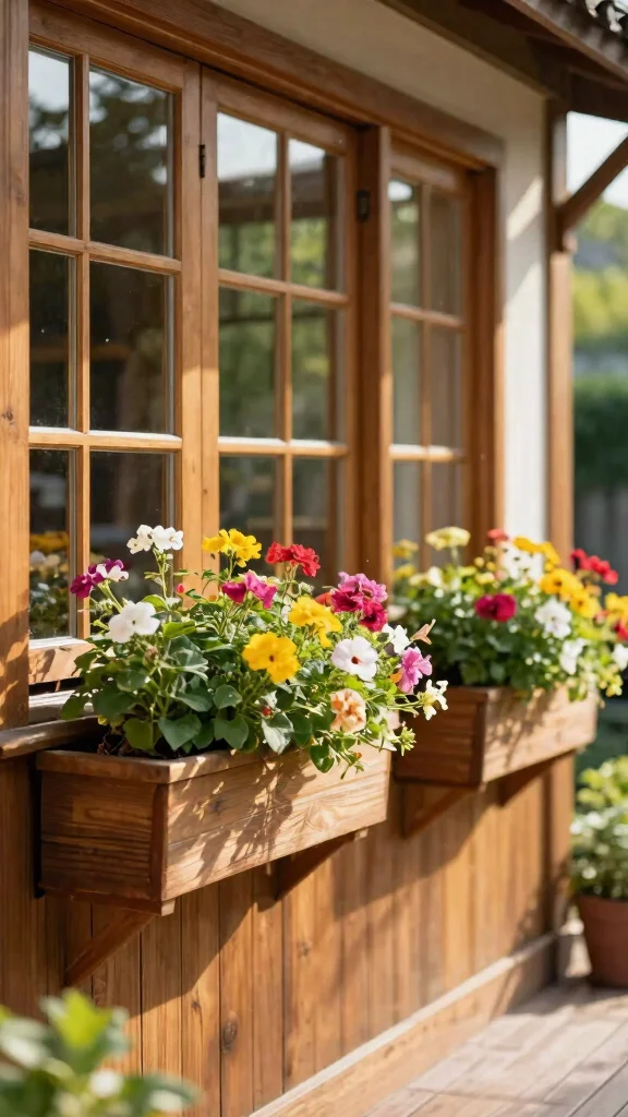 14 Patio Flower Pots Ideas Space Enhancing - 7. Window Box Planters 1