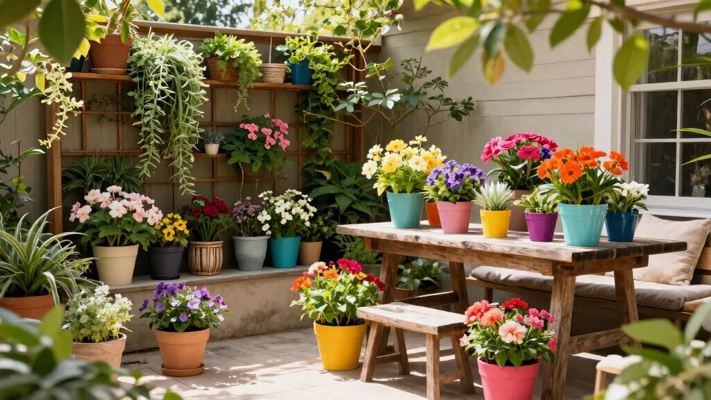 14 Patio Flower Pots Ideas Space Enhancing