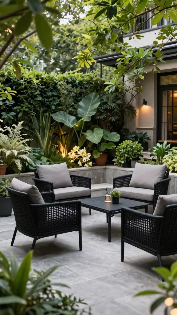 15 Black Patio Furniture Ideas for Modern Patios - Conclusion 1