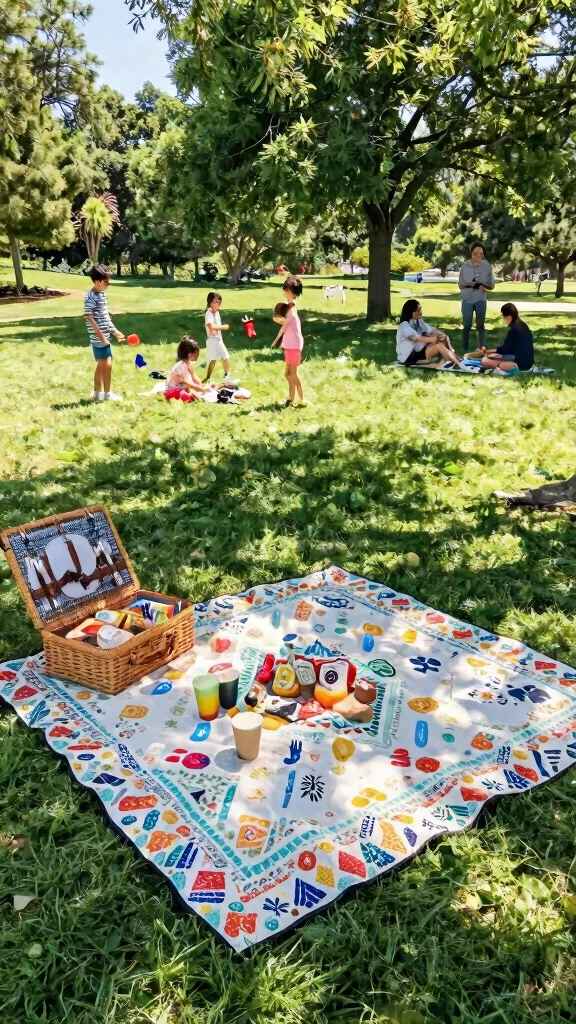 15 Eco-Friendly Patio Furniture Sets Ideas for Family Gatherings - 6. Sustainable Picnic Set 1