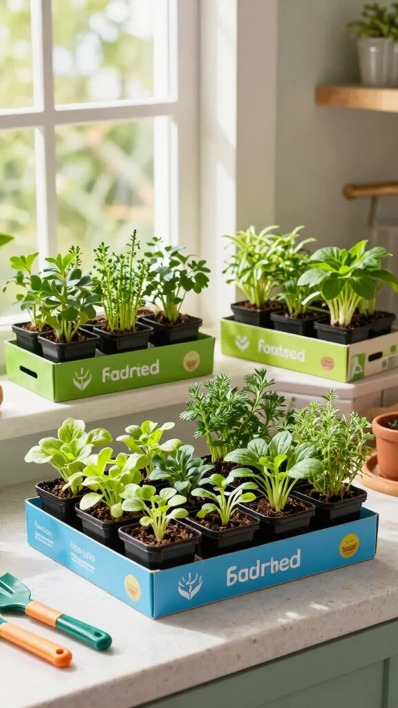 15 Flower Pot Ideas: Creative Arrangements for Vertical Spaces - 15. Miniature Vertical Garden Kits 1