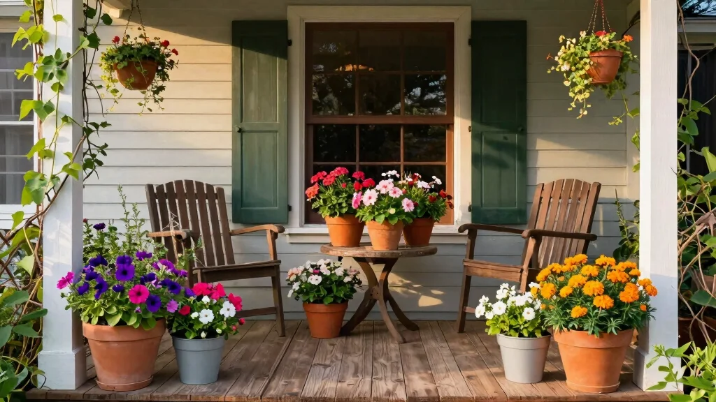 15 Front Porch Flower Pots Ideas Welcoming