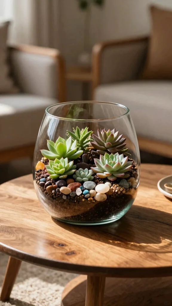 15 Indoor Flower Pots Ideas for Cozy Interiors - 5. Terrarium Wonders 1