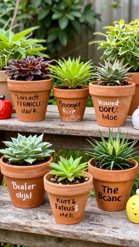 15 Painted Flower Pots Terra Cotta Designs - 8. Inspirational Quotes 1